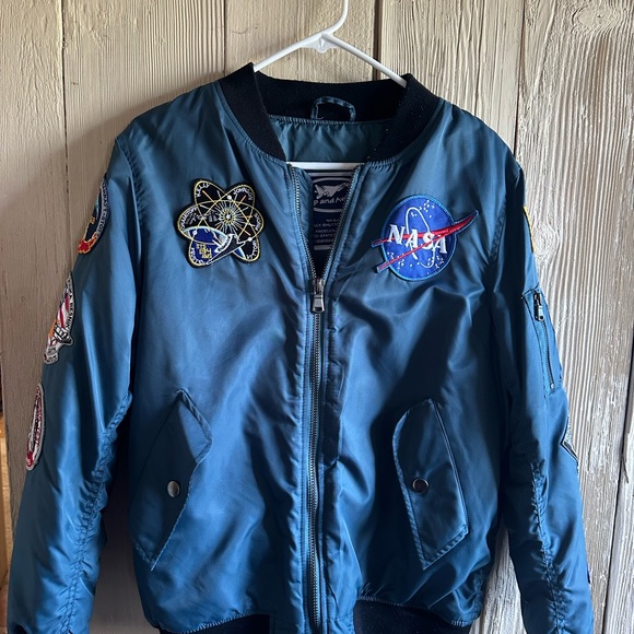 NASA Blue Bomber Jacket - Picture 2 of 3